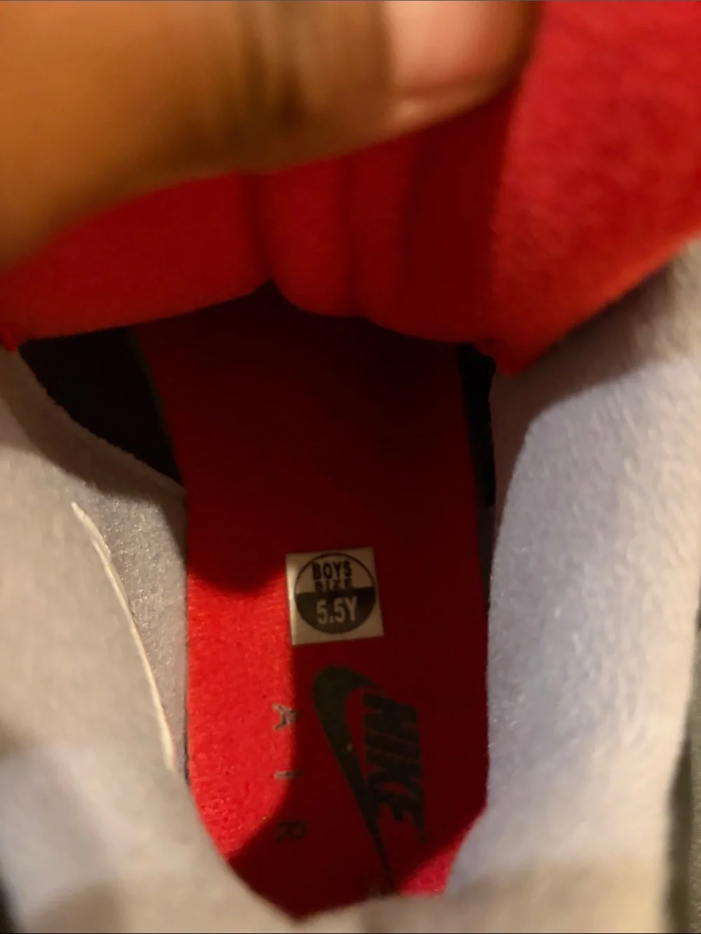 Jordan Black with Red and White Accents Retro Sneakers